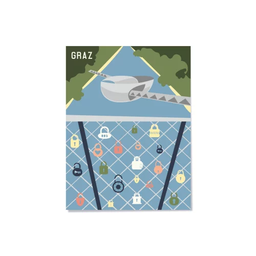 Graz Murinsel-Magnet